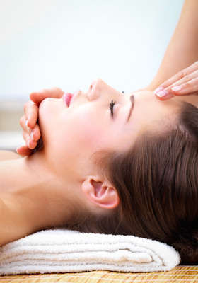 neck back massage, facial massage